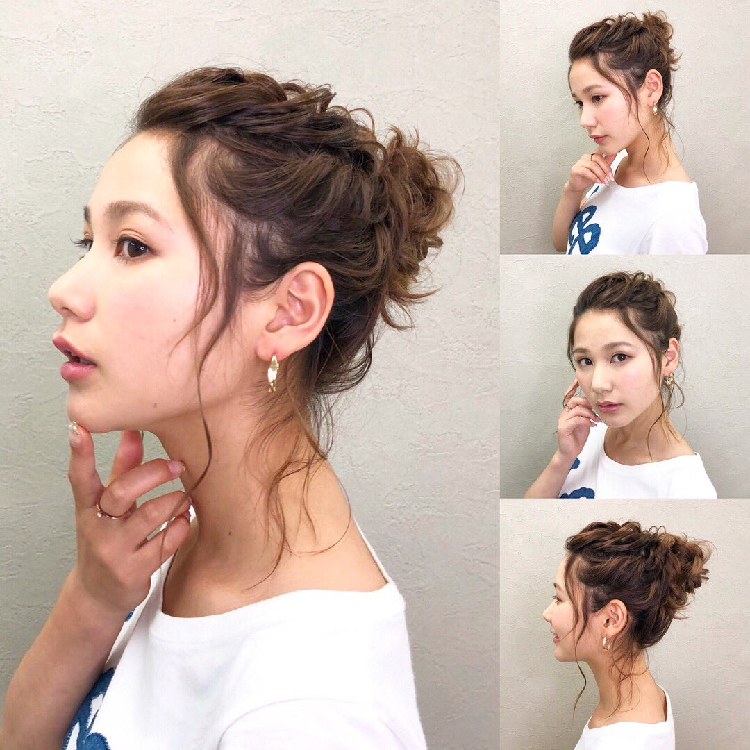 ヘアメイク ネイル専門店 アトリエはるか Sur Twitter アトリエはるかおすすめヘアセット テーマ ボブでもできる カジュアルアップスタイル ボブヘアアレンジ カジュアルアレンジ ボブアレンジ 夏ヘアスタイル アトリエはるか