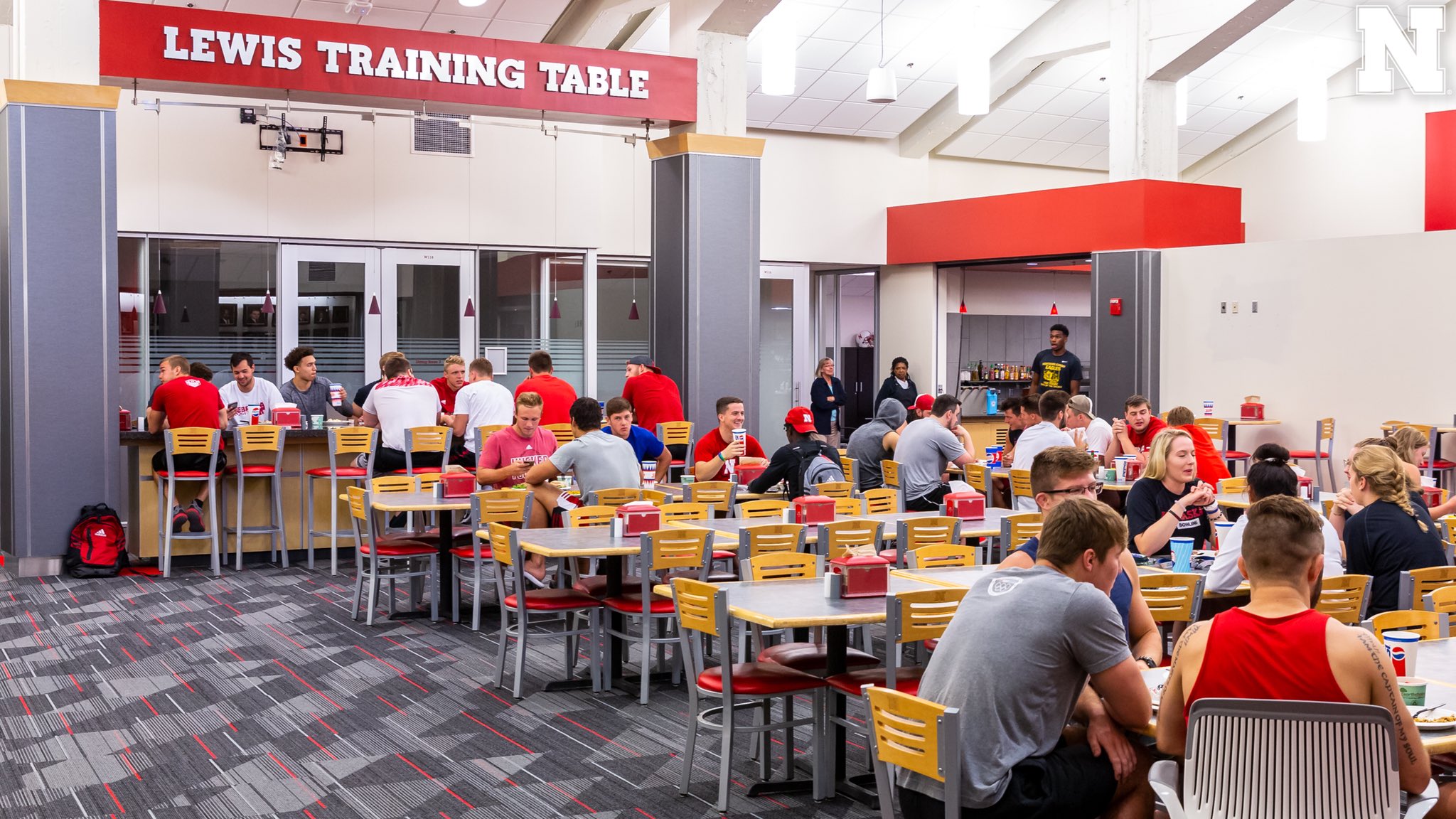 Nebraska Football On Twitter Get Fueled Up Training Table X The Landing Gbr