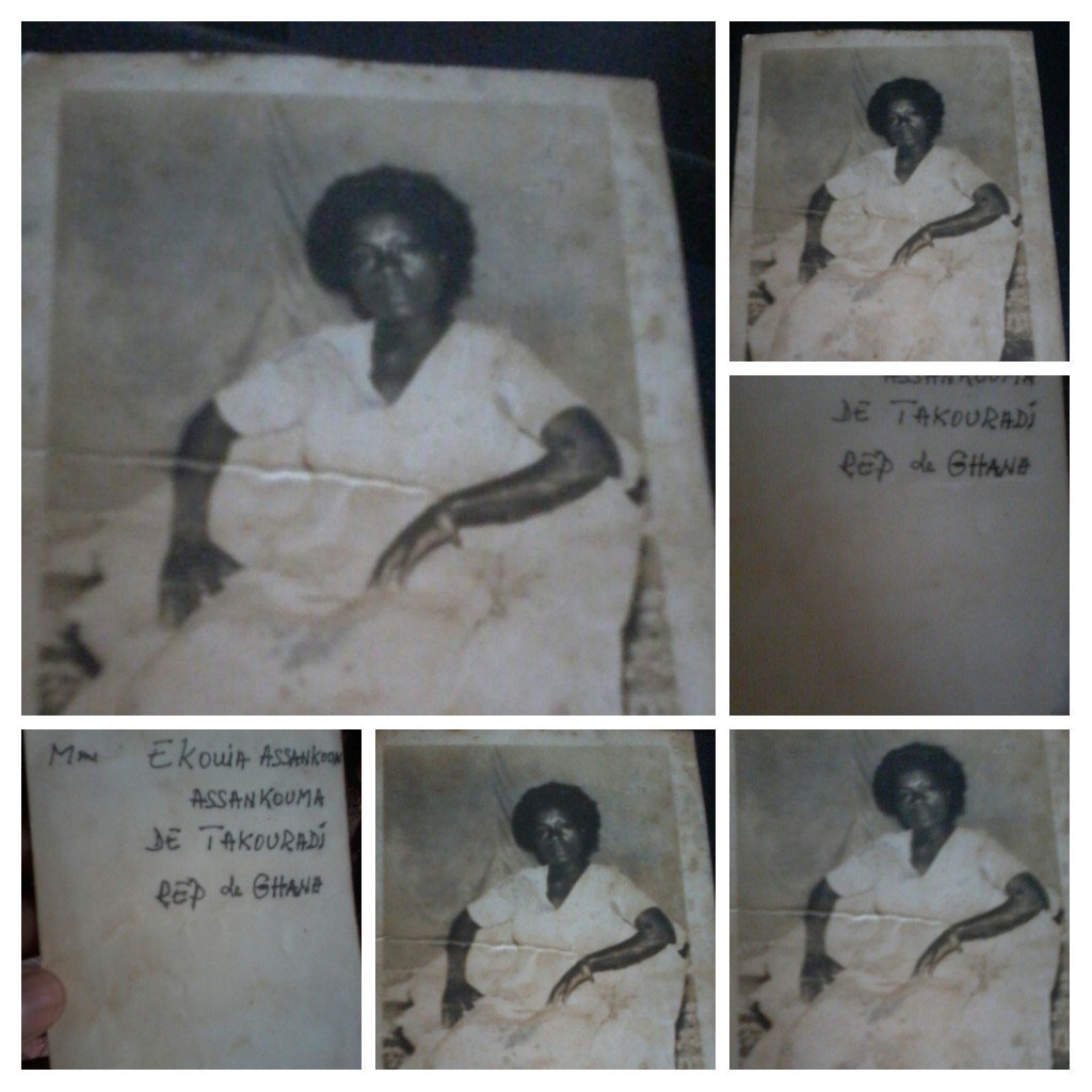 jennyfa101's tweet photo. This lady, Ekua Asankoma from Takoradi, gave birth to a baby girl in abidjan in the 80s. The baby was taken away from her. The girl is looking for her mom. All she has is this photo. Kindly share or ask around till it gets to a family member. https://t.co/ZtbD7p71sT