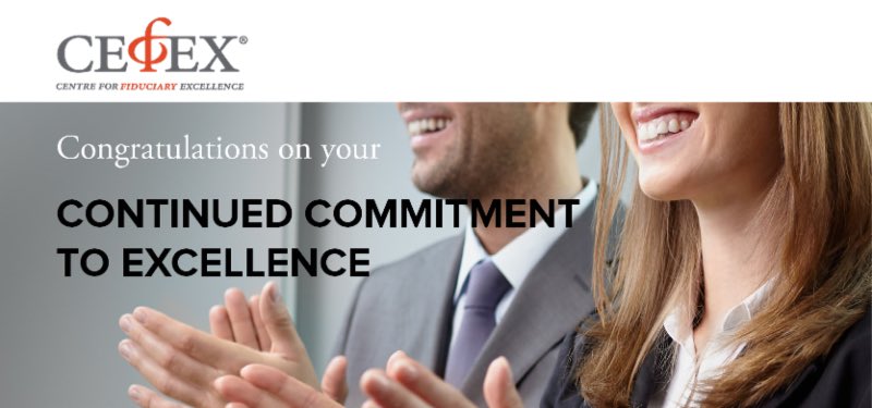 CEFEX1's tweet photo. We are pleased to announce that CEFEX, an Fi360 company, has renewed 45 certifications for fiduciary excellence in the second quarter of 2018. Congratulations to the following firms acknowledged here...

#fiduciary #certification #CEFEX 

https://t.co/Zg19IQfnIv https://t.co/nxiHxxREF7
