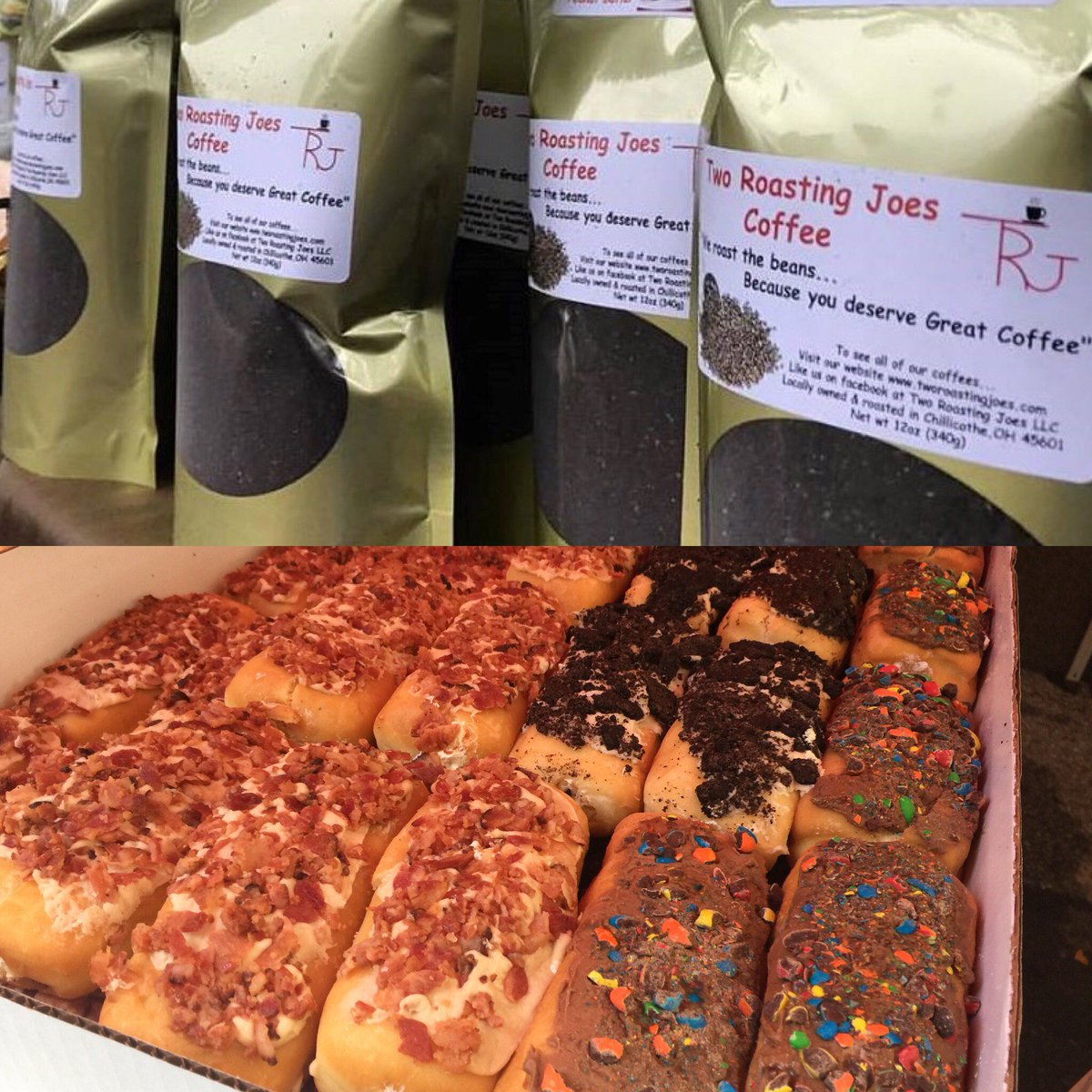 The best things come in pairs. Grab a cup of Joe at Two Roasting Joes then head next door to 8 Sister's Bakery for the perfect pastry pairing.  There, Tuesday is now tolerable.