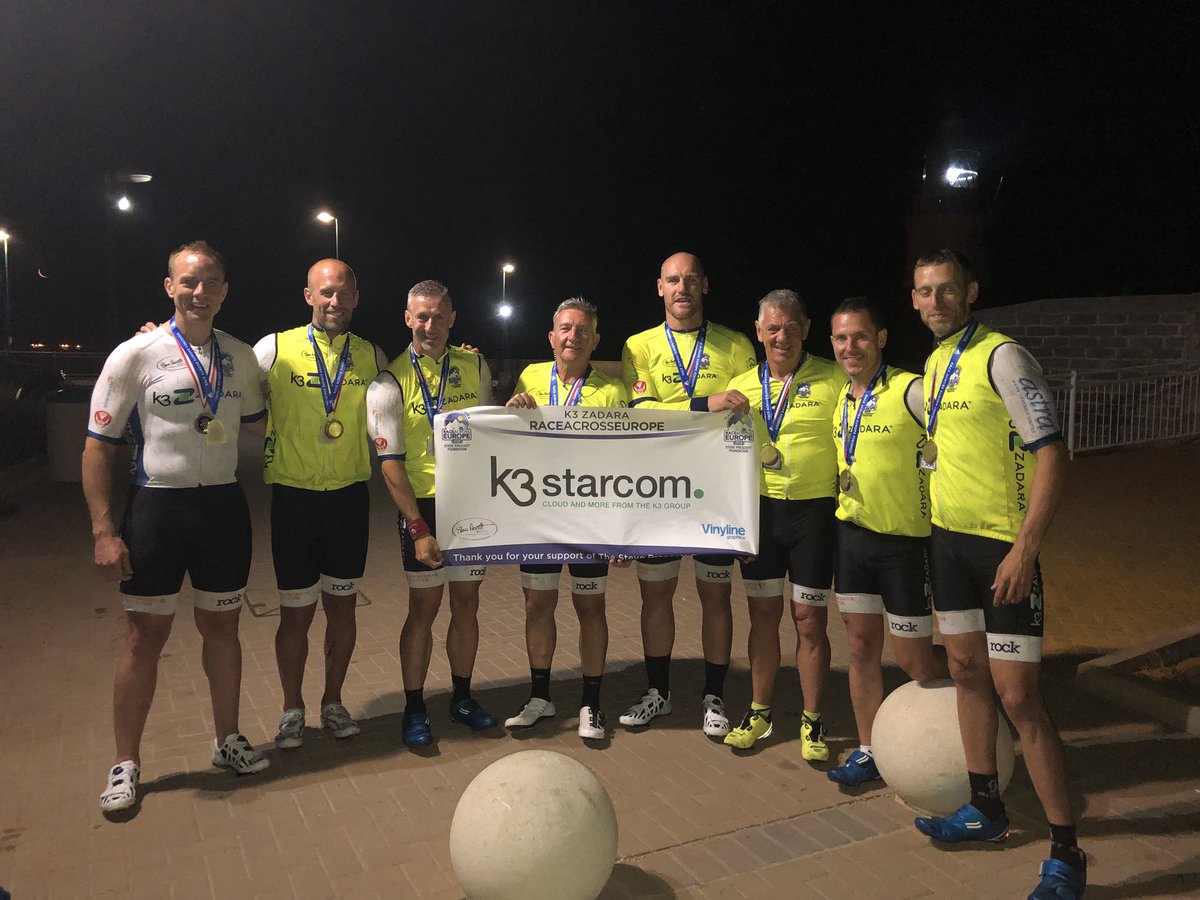 StevePrescott1's tweet photo. We are now the record holders for the fastest @ultracycleurope thanks to our main co sponsors @starcom_tech for making this dream come to fruition! Without you support we could not make this happen https://t.co/8l1prIcU65