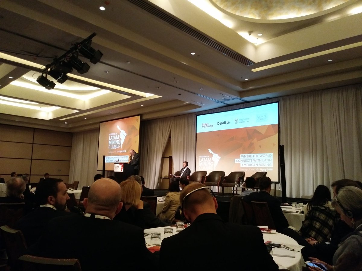 Lecarosfrancis's tweet photo. En la inauguración de la Cumbre Latinoamaricana de Inversiones Mineras iniciativa de @MiningCumbre y que patrocina la Fundación Minera de Chile @Fundaminchile Informacion del programa acá: https://t.co/afw83h42FI https://t.co/OZUMhISclG