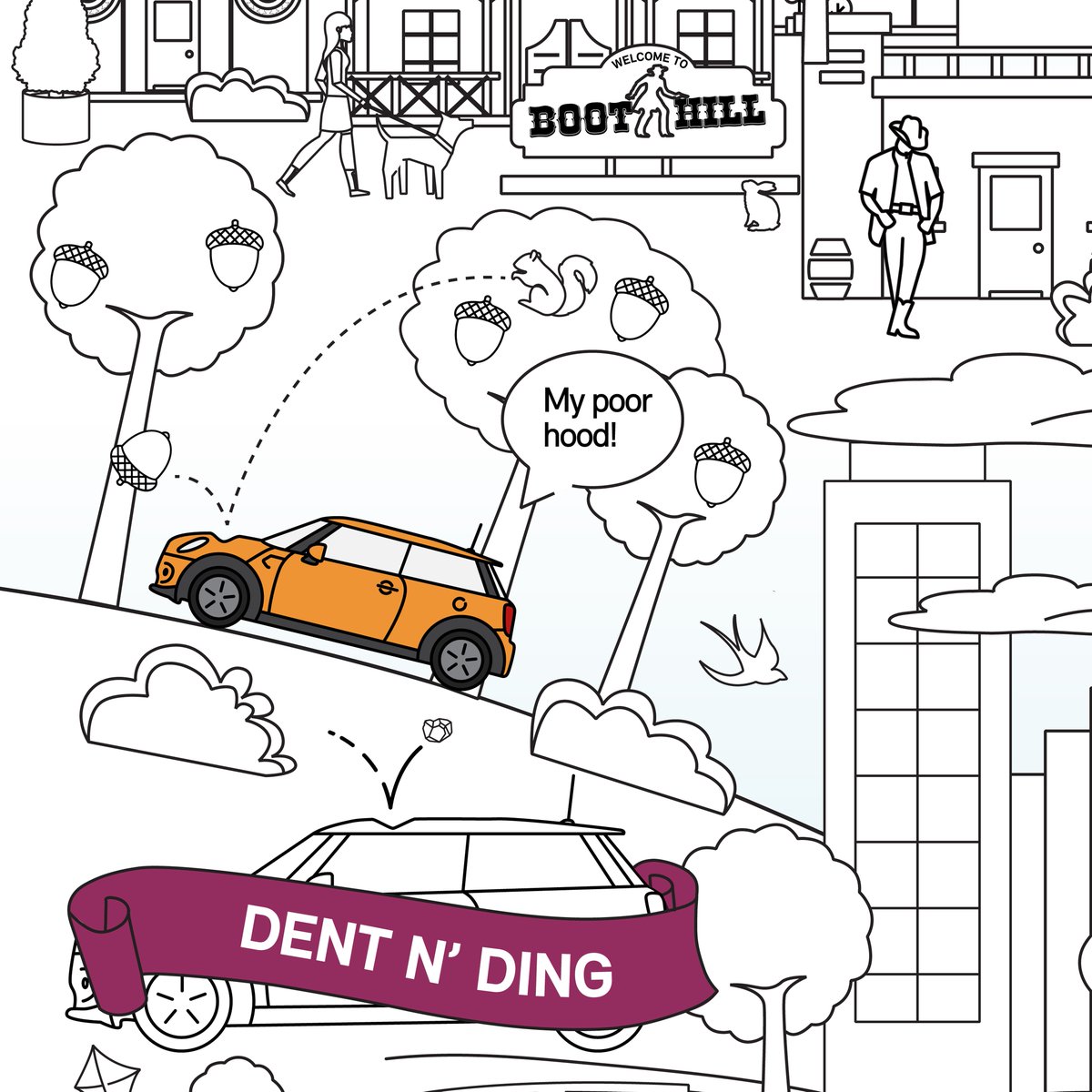 MINIUSA's tweet photo. Color for a cause on #MTTS2018. Help fill in the MINI Financial Services art wall each morning to support @FeedingAmerica to #DriveForMore and support those in need! Here is a preview of some of the art you'll see along the route. #FSCOOL https://t.co/Jufohsm7eX