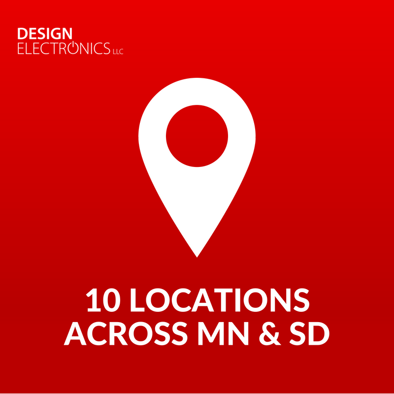 DesElectronics's tweet photo. #DidYouKnow Design Electronics has 10 locations across Minnesota and South Dakota?

Chances are there is a Design Electronics near you: https://t.co/ICCYKsAa7p https://t.co/hM4W8BfYe6