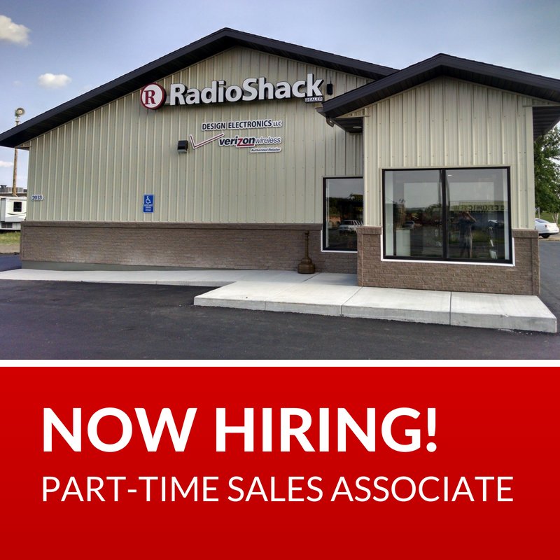 DesElectronics's tweet photo. We are looking to hire a Part-Time Sales Associate at our Fergus Falls location! If you are interested, please send resumes to Steve at sandres@desrs.com. https://t.co/oKKezlEmll