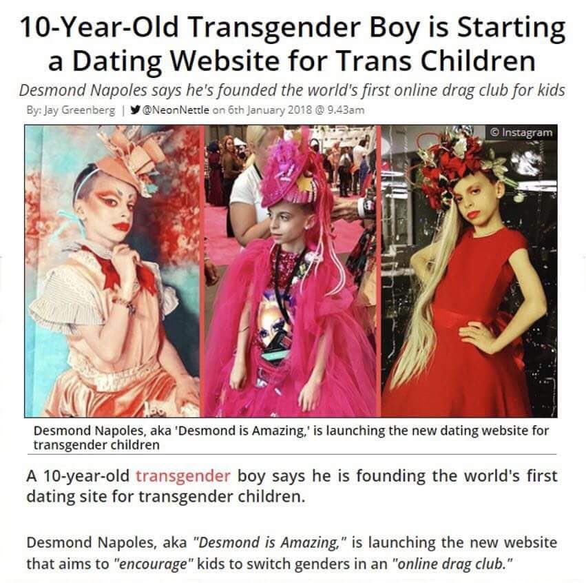 Jared on Twitter: "“I'm a trans kid...”-every pedophile everywhere once  this launches. https://t.co/imSWLqBpEn" / Twitter