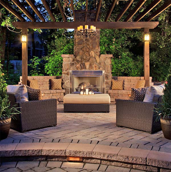 One Kindesign On Twitter 53 Most Amazing Outdoor Fireplace