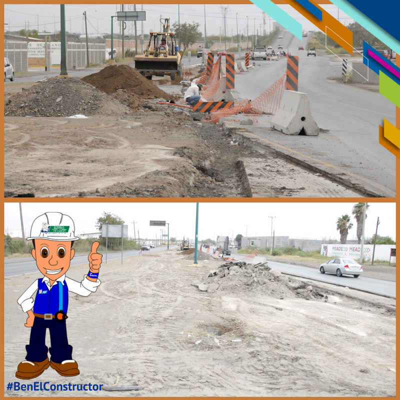 SOPDUMA_NLD's tweet photo. #BenElConstructor te presenta el avance al 31% en la "Adecuación Vial" del Libramiento Aeropuerto en las colonias Francisco Villa, Los Fresnos, Colinas del Sur, 150 Aniversario, Vamos Tamaulipas, Independencia Nacional, San Roberto, y Los Agaves. https://t.co/Z6p3Hv2NxQ
