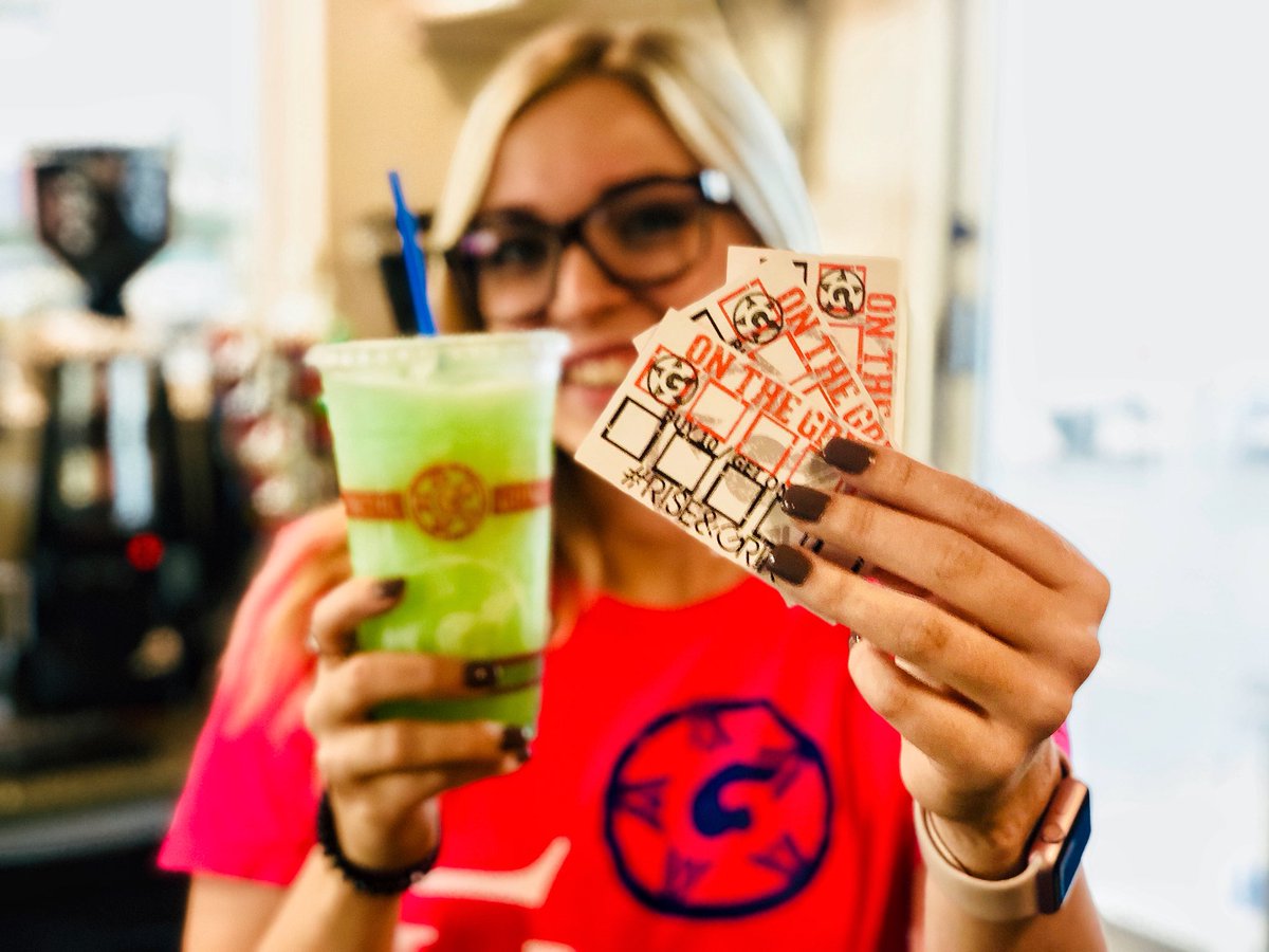 OTG_Coffee's tweet photo. Tomorrow 7/11/18 is our triple stamp day for July! Yup all day, any drink, any size! What a perfect way to launch our Keto Friendly Coffee!!
•
#riseandgrind #otgdaily #summergrind #onthegrind #keto #ketocoffee #triplestamp https://t.co/p0n0mp8OOM
