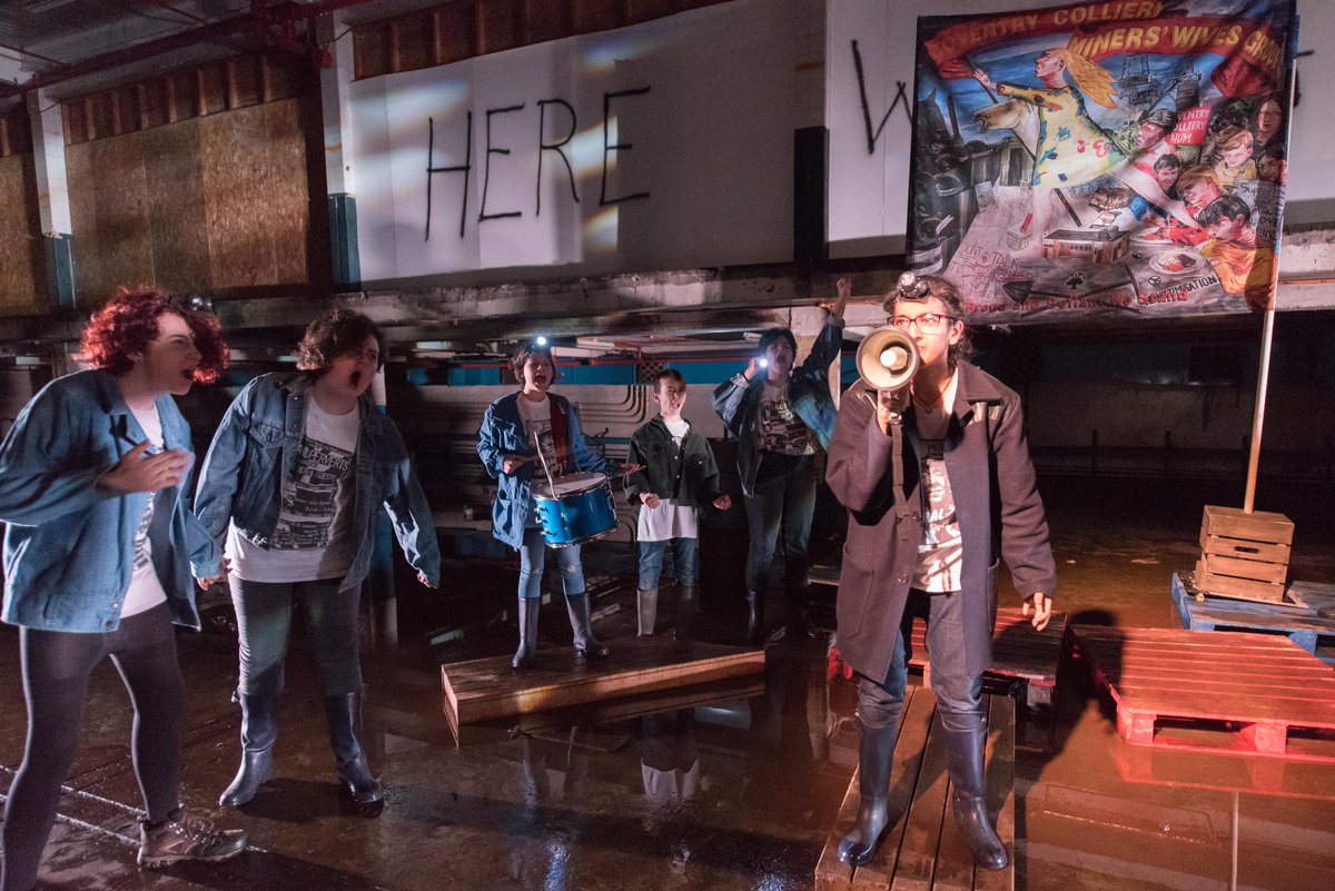 BelgradeTheatre's tweet photo. We're so proud of our brilliant @BelgradeYouth &amp; @BelgradeArtsGym groups for staging a fantastic final dress rehearsal for City Final today. They've done an amazing job bringing to life the stories of this city. Bring on the opening show at 8pm! #CETtakeover #ThisisCoventry https://t.co/PshZUilwLI
