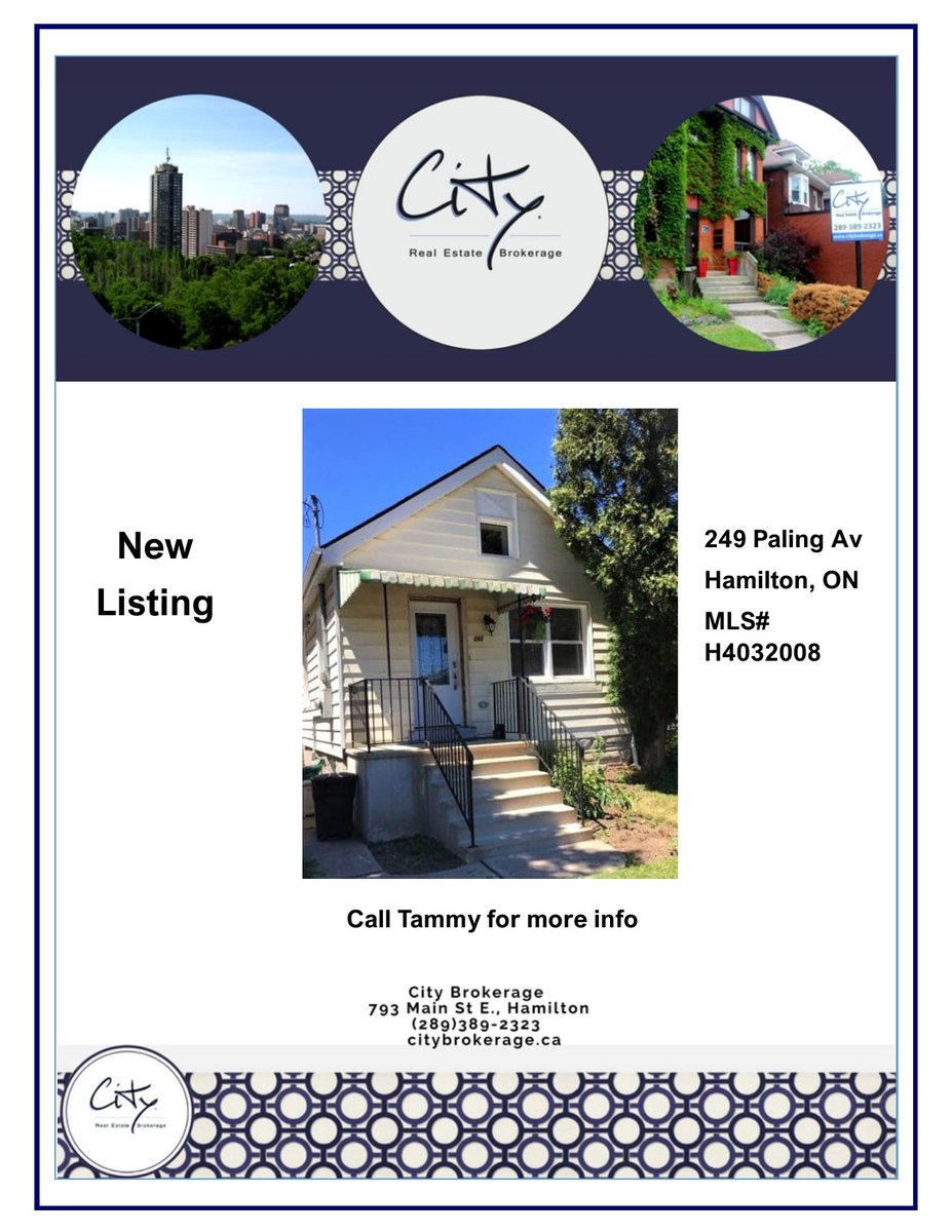 New #listing with <a href="/tloeman/">Tammy Loeman</a> @citybrokerage Great #starterhome or #investmentproperty Give us a call to book your showing asap!! #hamont #hamiltonrealtor #hamiltonrealestate #hamiltonishome💙 #mycity❤️