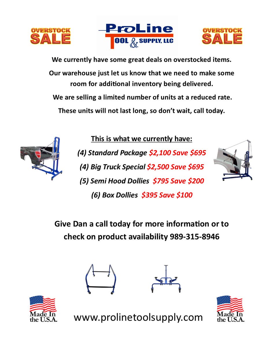 proline_tool's tweet image. Now is the time to buy, call today 989-315-8946