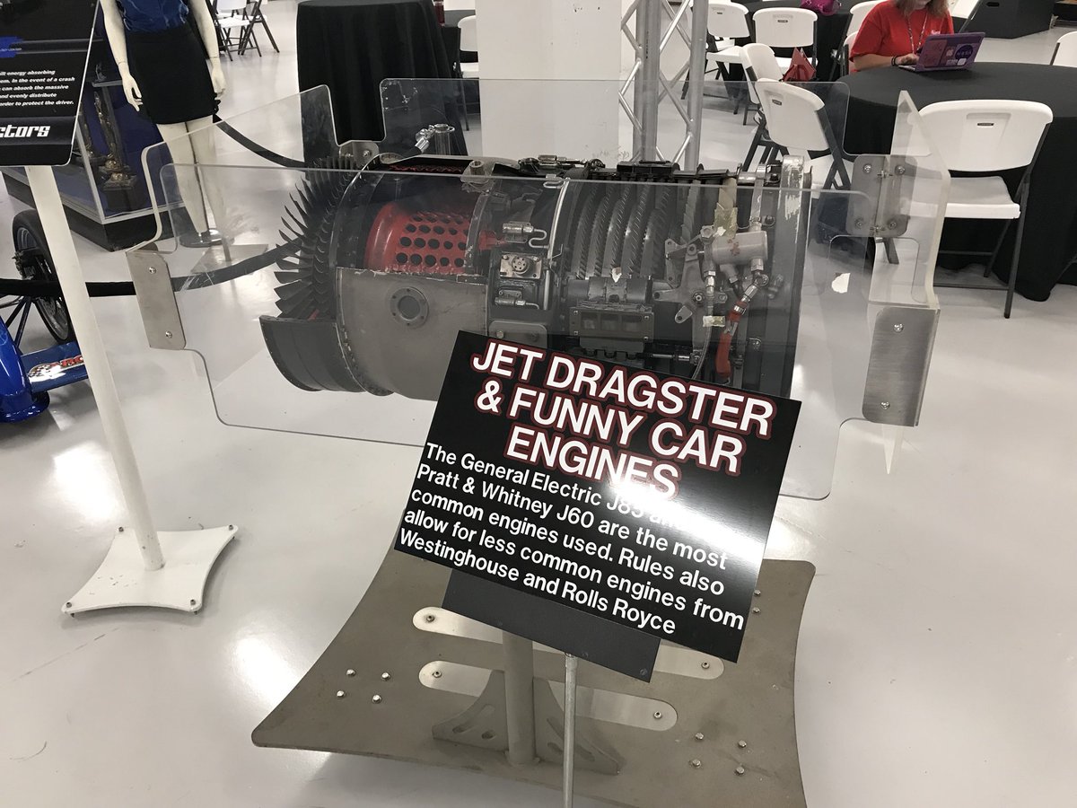 GEGirlsFIT's tweet photo. Where do those @GEAviation Jet Engines go when they retire? The dragsters at  at Larsen @LMSjets ! https://t.co/thc1oFcGCN