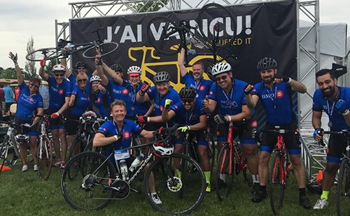ClaudeGagnonBMO's tweet photo. Je suis fier d’avoir participé au @CycloDefi Enbridge aux côtés de mes collègues cyclistes. Ce défi nous a permis d’amasser plus de 122 000 $ contre le cancer!
#theRideMO #ConquerCancer https://t.co/oqvg8FGIQr