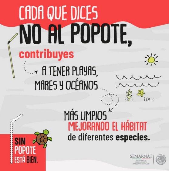 codemarmx's tweet photo. #SabíasQue 8 millones de toneladas de plástico acaban en el océano cada año. Equivalen a vaciar un camión de basura por minuto. #SinPopote #MaresLimpios (gráficos: @SEMARNAT_mx) https://t.co/2WSDdBjimI
