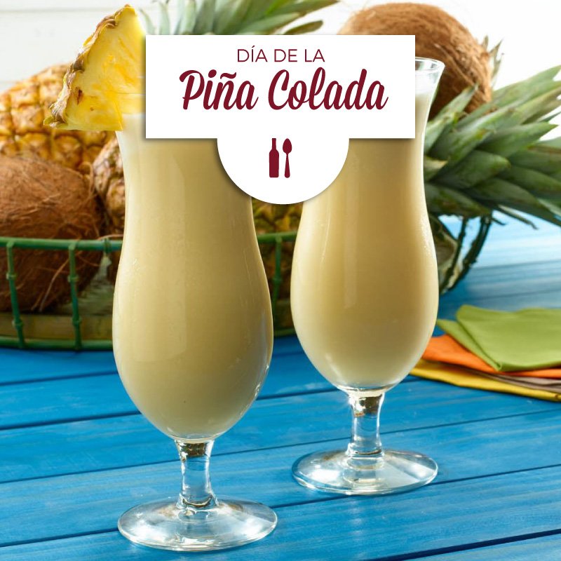 DosConSentidos's tweet photo. ¡En #DCS nos fascinan las bebidas tropicales, sobre todo los cócteles! ¡Por eso celebramos hoy el Día Mundial de la riquísima Piña Colada! ¿Nos acompañas con un trago? #coctel #piña #piñacolada #bebida #drink https://t.co/MBN9JyEOco