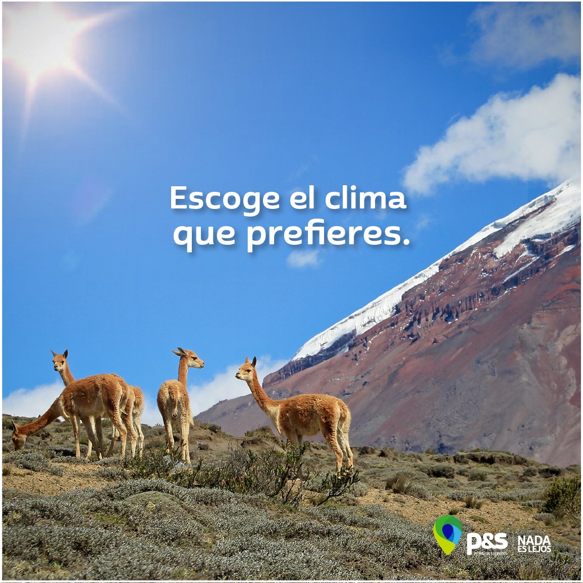 Solo en un país donde nada es lejos, podemos sentir el frío de la nieve y el calor de la selva amazónica sin recorrer muchos km. #NadaEsLejos