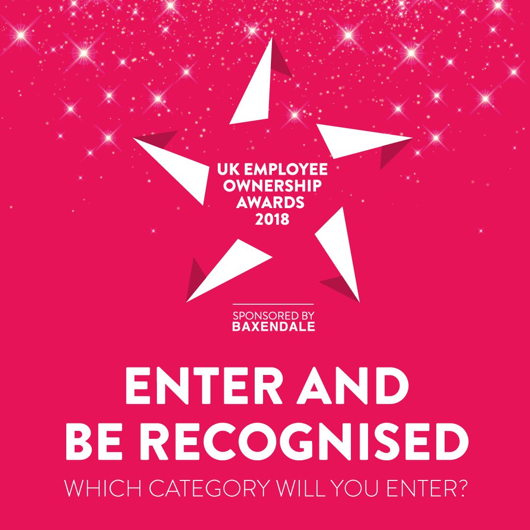 shareschemes's tweet photo. Are you part of an employee-owned company and would like to celebrate your #employeeownership status?  Why not nominate your company for an employee ownership award? https://t.co/jMoIcJXyiJ]
Deadline 24th July https://t.co/a8YP7bq1Cl