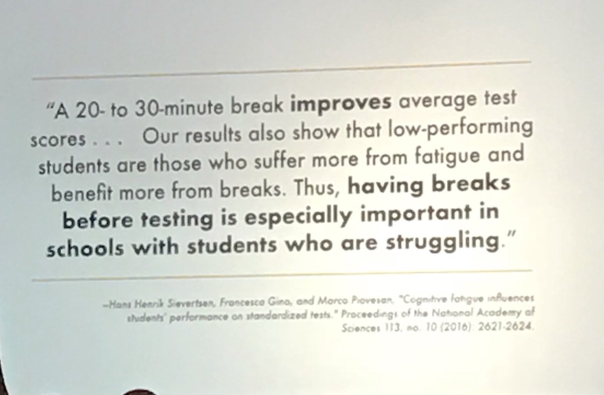 BethHouf's tweet photo. WOW! Daniel Pink blowing my mind! Wonder how this could relate to office referrals @EricaJHogan #NAESP18 #LeadLAP https://t.co/GIR7PadHHg
