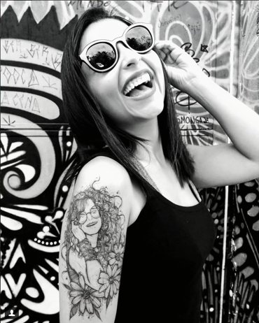 Tattoo uploaded by Maria Clara Fada • Janis Joplin • Tattoodo