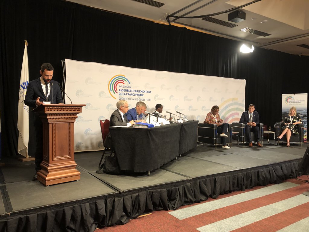 APFfrancophonie's tweet photo. Débat général #44APF #NumériqueAPF sur les bonnes pratiques des #parlements à l’ère du #numérique #vote #pétition #webtélé #intranet #participation #citoyenne https://t.co/RILy1mWkrx