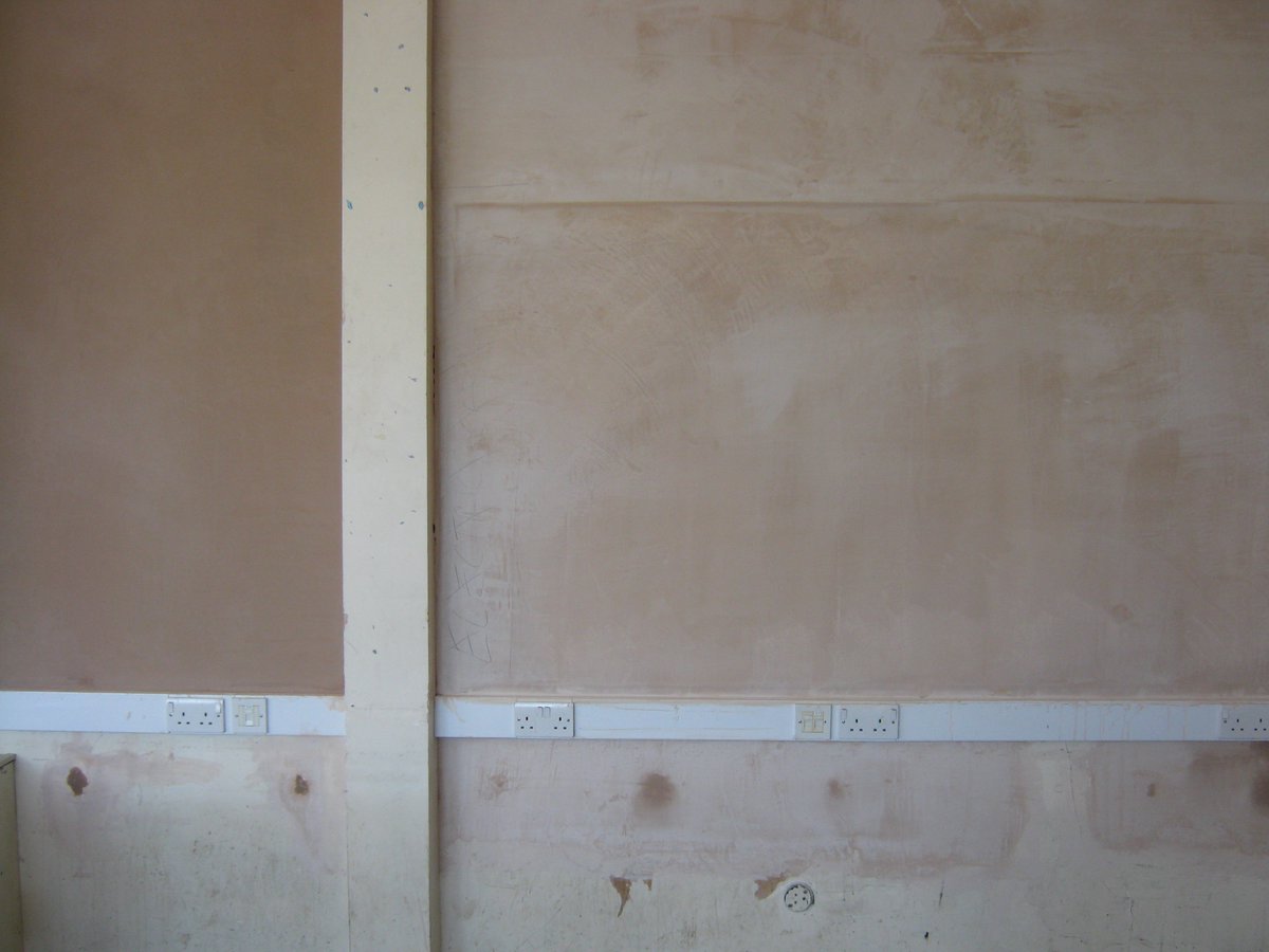 HVCLRC's tweet photo. HVC library does Rothko. (In pastel shades). #libraryrefurb #workinprogress #artistatwork #gettingplastered https://t.co/jfv89EH0lz