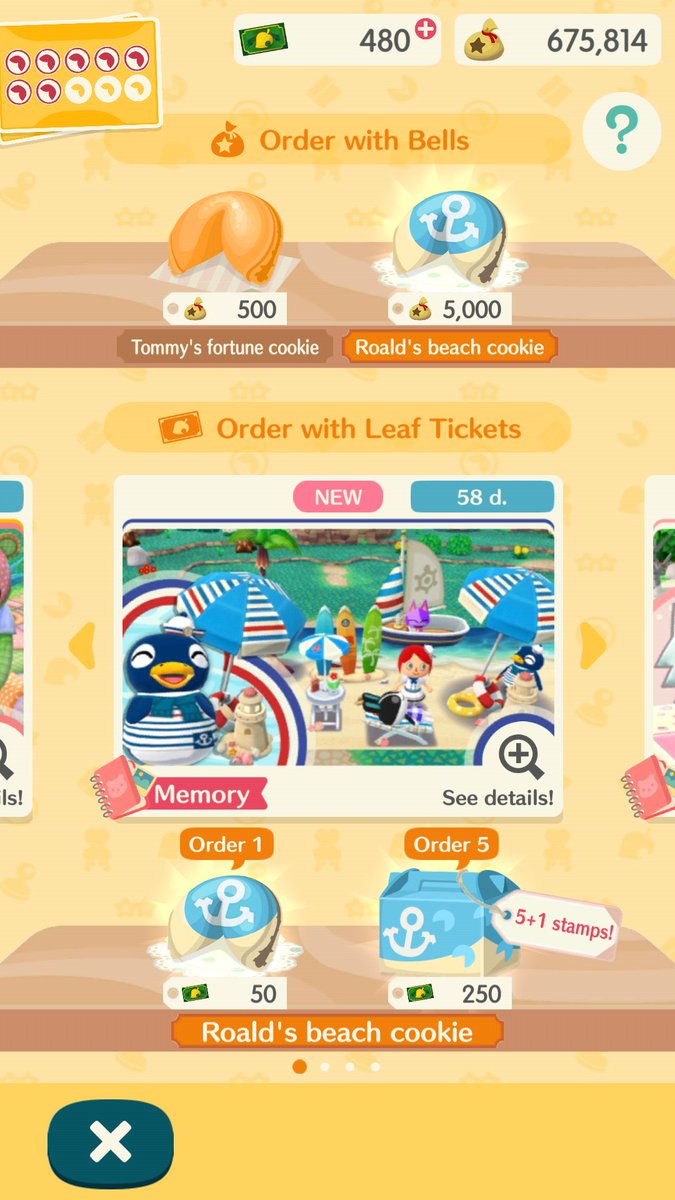 xianxianmlem's tweet photo. More luck!
#ACCAfternoonTea #acpc #animalcrossingpocketcamp #TwitterACPCFriends https://t.co/ybMArtuw8e