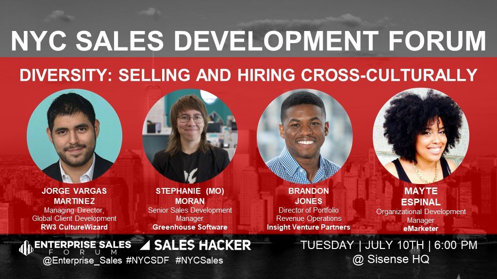 Enterprise Sales Forum On Twitter Tonight The Nyc Sales