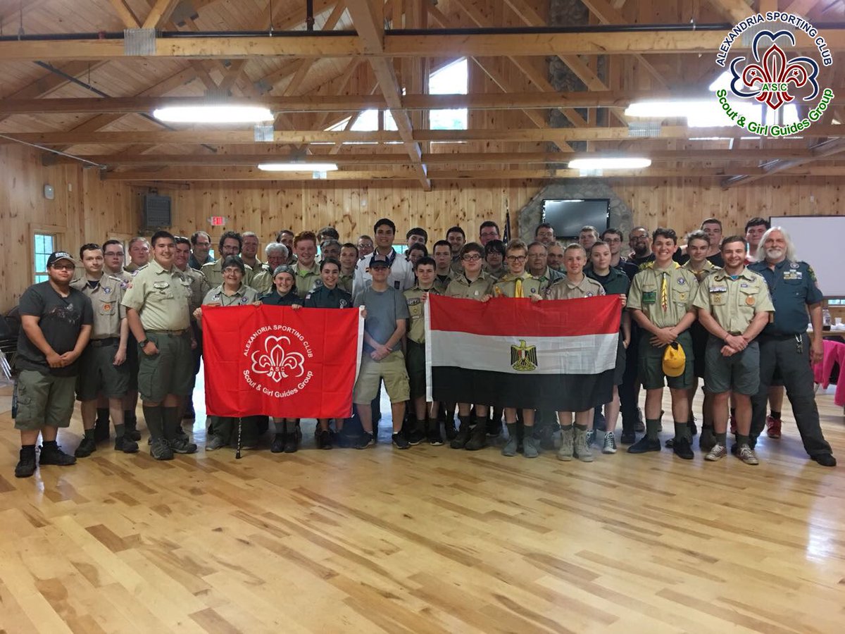 SportingSGG's tweet photo. Our Amazing Rover Mohamed Ashraf representing Egypt and representing our Group in the Camp William Hinds as a camp staff member in Raymond, Maine. #Proud https://t.co/RSRHMvkU67