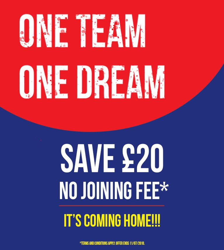 SportsDirect Fitness on Twitter "SAVE £20 NO JOINING FEE* ONE TEAM