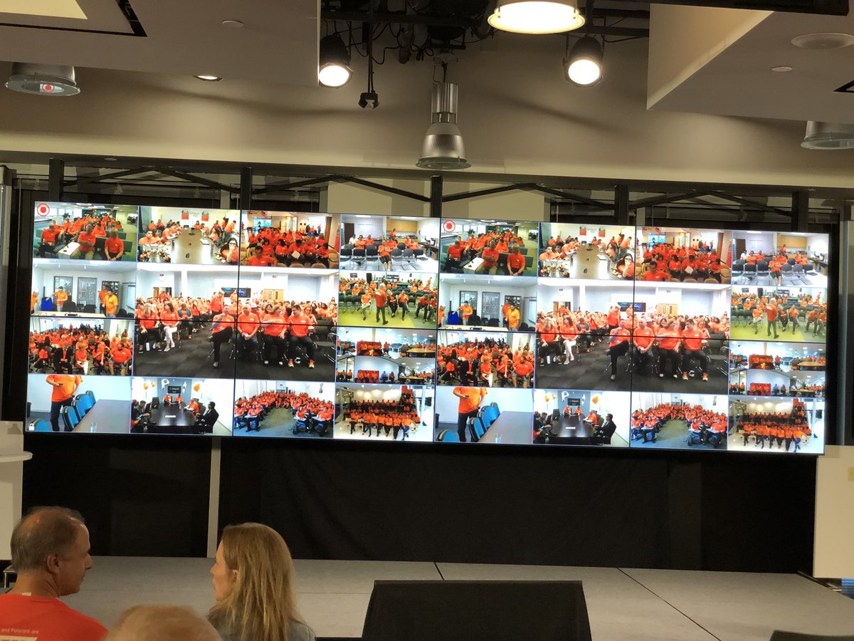 JoeBBurton's tweet photo. Time for the worldwide @Plantronics and @Polycom #BetterTogether celebration. So proud to be with our amazing team around the world! https://t.co/JcaKHomvSS