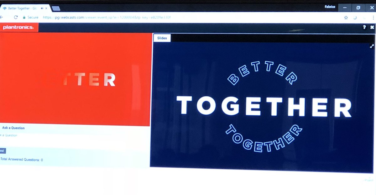 TessierPhilip's tweet photo. Nous y sommes @Plantronics et @Polycom se réunissent pour créer un nouveau leader dans le monde des télécommunications et de la collaboration #BetterTogether @fr_plantronics https://t.co/OUrB1I8hZI