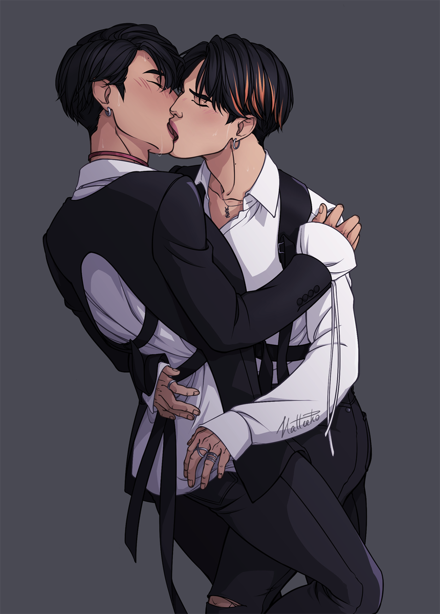 making out at the backstage #jikook #jijung #지정.