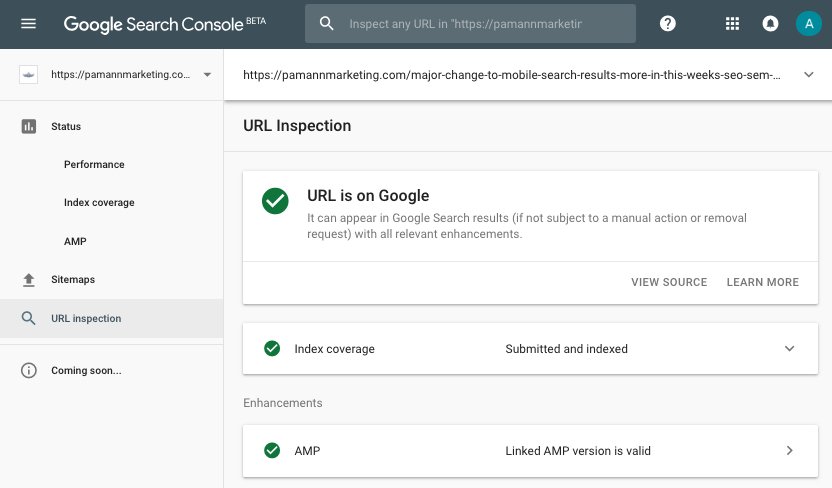 Aj Ghergich A Walkthrough And Critique Of The New Google Url Inspection Tool In Search Console T Co Xolnl5rsxf Via Pamannmarketing Seo T Co Zyewuqduxd