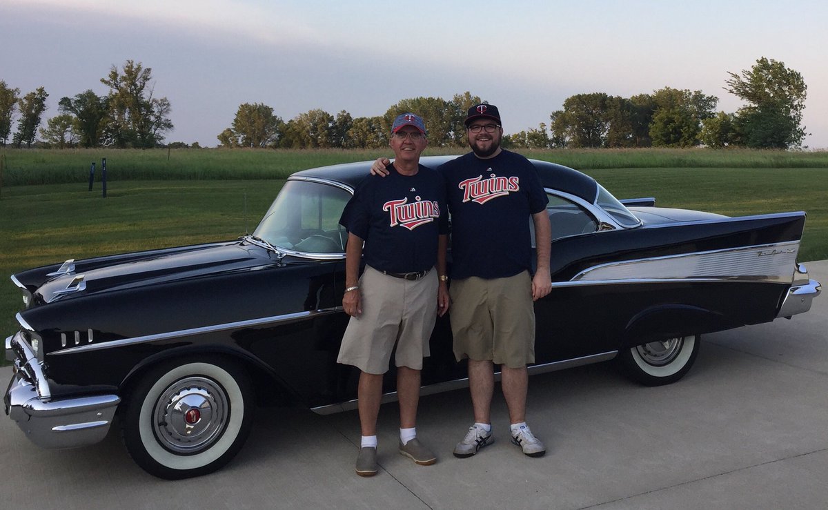 ryanwilkison's tweet photo. Happy Birthday to my Dad, Rod Wilkison, celebrating by going to the @Twins game tonight! Let’s keep the winning streak going! @TwinsPics https://t.co/rUcl3HSD3p