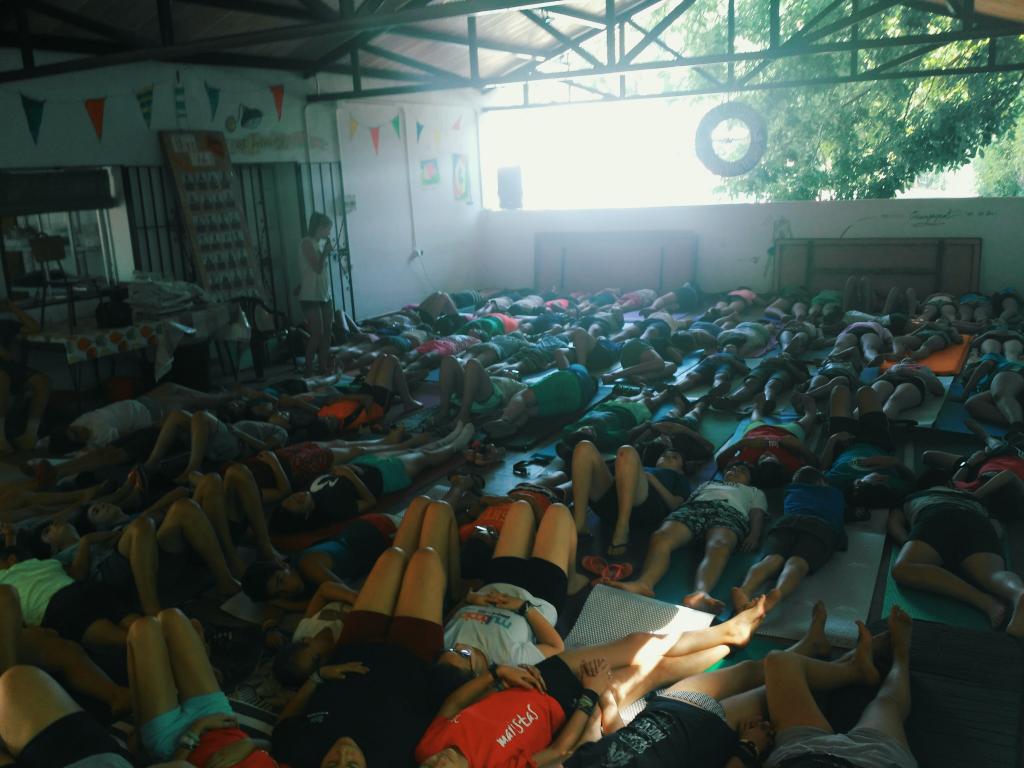 Nos recuperamos del 24 horas con un taller de relajación! #ga3 #campagvx