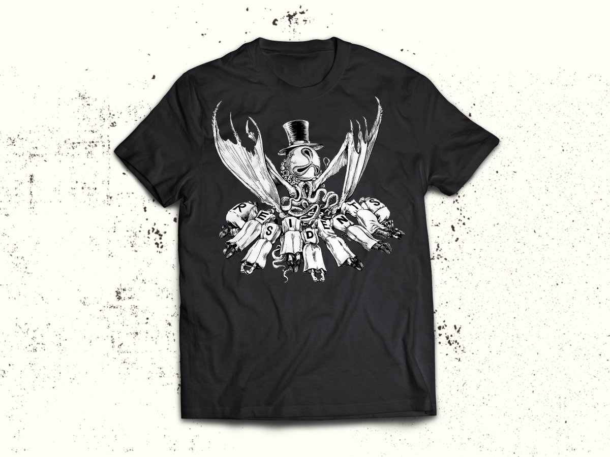 SecretRecordsWI's tweet photo. Brand new and VERY LIMITED. @theResidents t-shirt design by Stephen Somers. We're only selling 100 so pre-order now.  #worship #buyordie #ralphrecords #phantasm  https://t.co/ds9jKI4YOA https://t.co/L7IUpYUaNV
