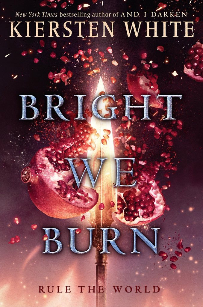 The 3rd and FINAL book of the #AndIDarken series, Bright We Burn by @kierstenwhite, is NOW OUT! 

RETWEET if you’re excited!
#Todaysnewreleases #NewRelease 
#conclusion #YAbooks