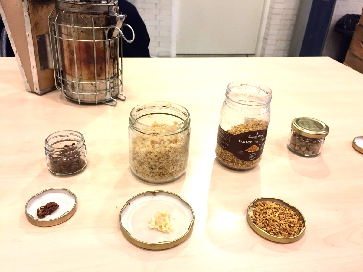SandraUFDS's tweet photo. Biodiversité, développement durable, préservation des espèces = tous concernés et impliqués. Aujourd’hui nous avons fait découvrir l’extraction du miel de « nos abeilles » à nos collaborateurs. #grossucces merci @ekodev #apiterra #ekodev https://t.co/nKNsGy9hwK