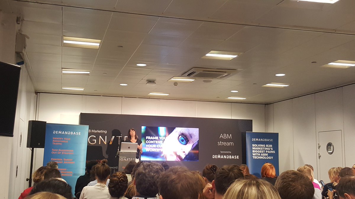 YvonneDeegan's tweet photo. Well done @MarketingB2B on #IgniteB2B, a top class #b2bmarketing event. Lots of insights, particularly around #ABM &amp; buyer #content. Thanks to all the speakers from @KingpinComms  @Contently @aliaspartners @passle @McDonaldButler @expandigroup @Direction_Grp for their sessions. https://t.co/U17L2aP9RA