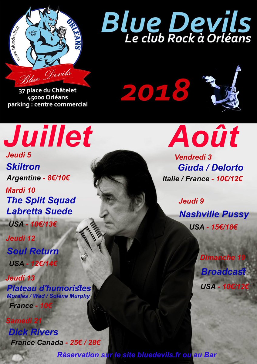 PBOX (@pbox_concerts) on Twitter photo La légende <a href="/riversdick/">Dick RIVERS</a> en concert au Blue Devils #Orleans le 21 juillet !
Only 🎸🎙️#rocknroll !
bluedevils.fr/detailconcert.… La légende <a href="/riversdick/">Dick RIVERS</a> en concert au Blue Devils #Orleans le 21 juillet !
Only 🎸🎙️#rocknroll !
bluedevils.fr/detailconcert.…