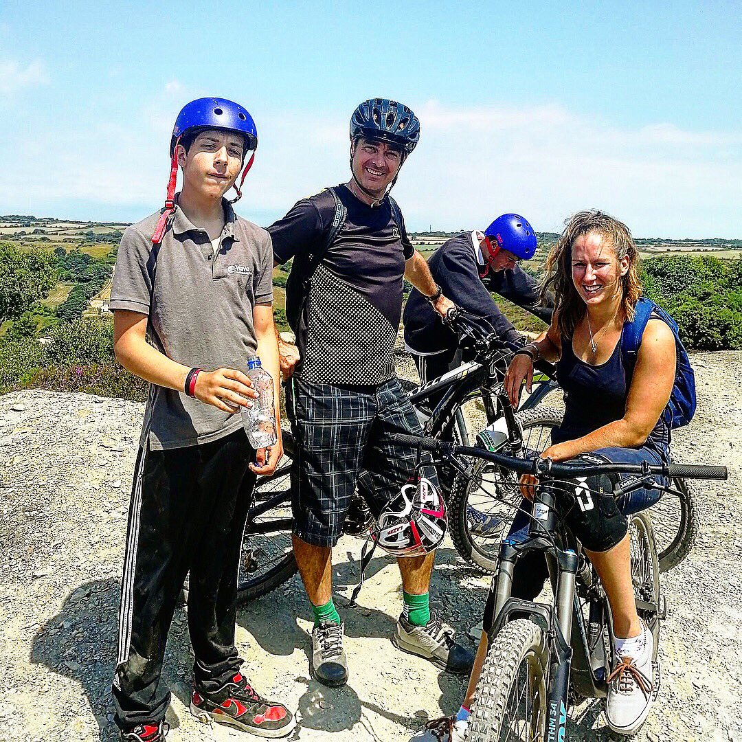 3 hours spent out on the mtb today! It’s been a real experience, so far, to be able to work along side @dirtbikeschool and @CarrickAPA students. #mtb #bmx #summer #riding