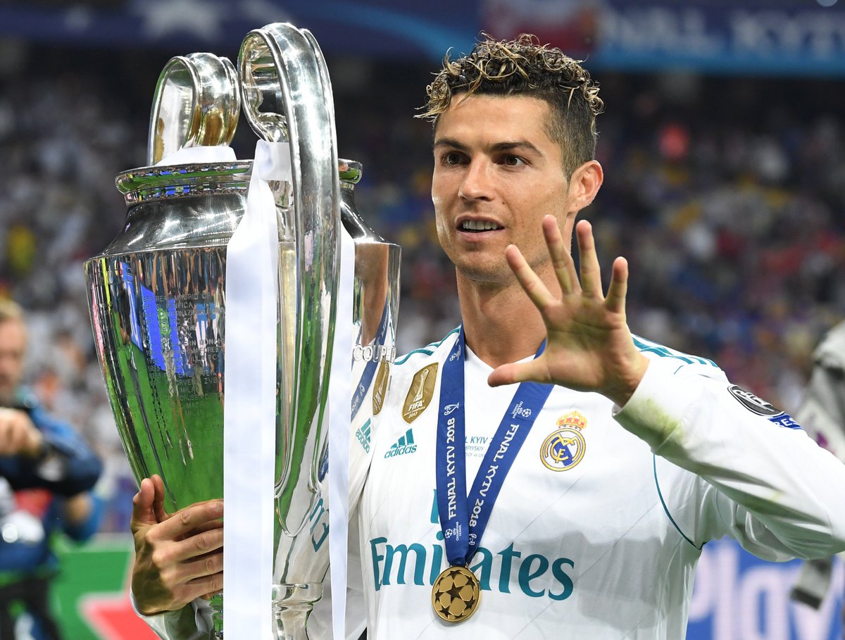 Cristiano Ronaldo for Real Madrid.

⚪ Games: 438
⚽ Goals: 450
🎯 Assists: 119

🏆 🇪🇺 4x Champions League
🏆 🇪🇸 2x La Liga
🏆 🇪🇸 2x Copa Del Rey
🏆 🇪🇸 2x Spain Super Cup

🏆 🌎 4x Ballon D’or trophies
🏆 👟 3x Golden Shoe