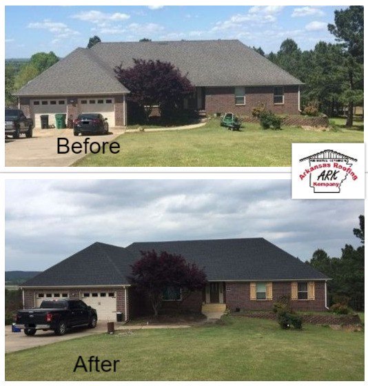 #Certainteed architectural shingles in Moire Black was the choice of this homeowner on Slatey Ford Rd, Greenbrier AR 72058.

#roof #slateyford #greenbrierroofing #architectural #asphaltshingles #shingles #black