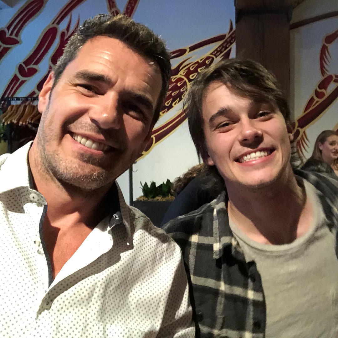 Two great actors and wonderful human beings. Impossible not to love these two 👑💖🍎👊 #Beast #Ben #mitchellhope #danpayne #Descendants #Descendants2 #Descendants3 <a href="/MitchellHope/">Mitchell Hope</a> <a href="/actorDanPayne/">Dan Payne</a> @kennyortegablog @JosannMcgibbon  <a href="/descendants/">Descendants</a> <a href="/disneychannel/">Disney Channel</a> <a href="/Disney/">Disney</a> <a href="/disneystudios/">Walt Disney Studios</a>