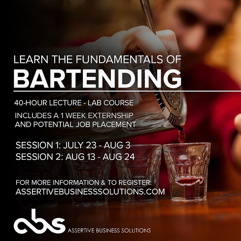 barrytjenkins's tweet photo. Are you ready to start your side hustle? Classes starting soon! Are you ready to start your side hustle? Classes starting soon!
Register here https://t.co/FXxktyEthG
#Bartend101 #LearnToBartend #Bartending #Bartender #SideGig #SideHustle #PartTimeJob https://t.co/ElBrHNG6Si
