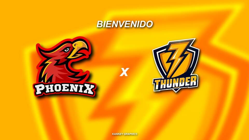 Phoenix Gaming ( <a href="/PhoenixGamingES/">Phoenix Gaming</a> )

!Bienvenidos a esta primera edición de la Thunder League!

#ThunderLeague - 1Era. Edición