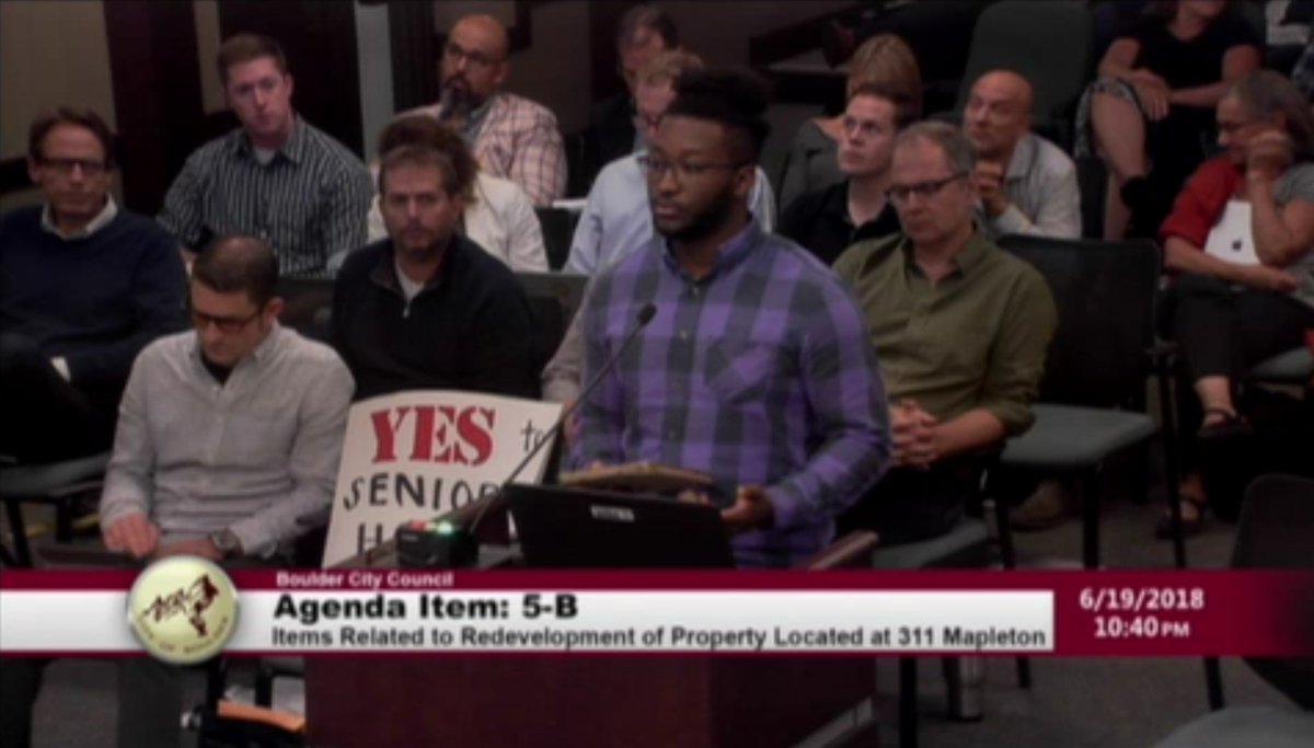 AcademyMapleton's tweet image. "Boulder desperately lacks affordable housing, especially for our senior population, which continues to grow...through this project at 311 Mapleton and at Fruehauf's, it's a step in the right direction." - William Cooper