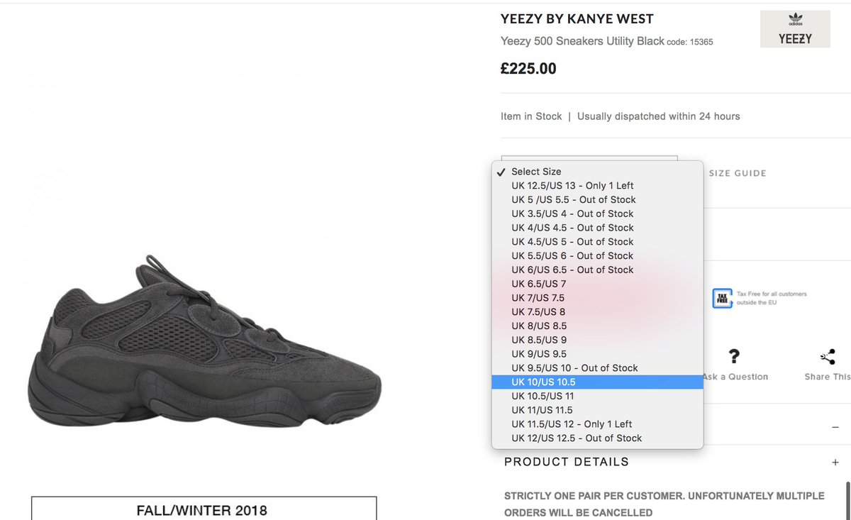 adidas Yeezy 500 Salt Tamanho 37 R $ 2 000 00 em